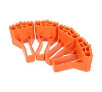 VOSAREA Kit de 4 Almohadillas de Goma Antideslizantes para Patas de Escalera Plegable, Diseño en Abanico, Protección del Suelo y Ahorro de Espacio para Uso Doméstico Interior