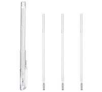 VOSAREA Lápiz para Cejas 1 MM Blanco con 1 Bolígrafo y 3 Recambios Marcador Quirúrgico Portátil para Tatuar Herramienta de Mapeo de Posición para Maquillaje y Bordado Uso Profesional y