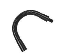 VOSAREA Manguera de Extensión Negra Diseño Simple y Acabado Profesional de Aleación para Uso en y Escenarios para Soporte de Micrófono