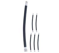 VOSAREA Manguera de Extensión para Bomba de Bicicleta de Montaña y Carretera, 6 Piezas, Material de Goma y Aleación, Conexión Rápida, Accesorio Compacto para Ciclismo