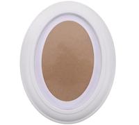 VOSAREA Marco de fotos ovalado vintage de madera de 7 pulgadas, marco de fotos ovalado, marco de fotos antiguo, marco de madera para el hogar, sala de estar, mesa de pared, con clavo sin