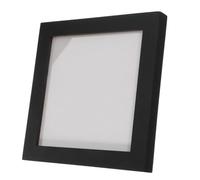 VOSAREA Marco para CD y Dvd 5 Pulgadas Negro Soporte de Exhibición de Discos 127X127 CM Marco Multifuncional para Álbum y Fotos Decoración Minimalista para Hogar y Oficina