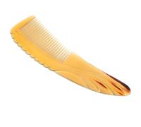 VOSAREA Peine de Cuerno de Buey 16 Cm para Desenredar y Masaje del Cuero Cabelludo, Antiestático, Ergonómico y Resistente, Herramienta de Cuidado del Cabello para Hombres y Mujeres