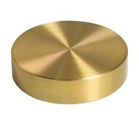 VOSAREA Pisapapeles de Latón Macizo Redondo Grande 5 Cm, Adorno de Metal para Caligrafía China y Pintura, Peso Sólido para Escritorio, Decoración para Oficina y Práctica Artística