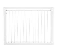 VOSAREA Puerta para Aves de Hierro Resistente 33X26 CM Puerta de Entrada para Jaula de Pájaros y Palomar Acceso Seguro para Mascotas y Cuidado de Aves de Corral