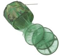 VOSAREA Red de Pesca Plegable Malla Profunda Estructura de Acero Inoxidable 30x145 Cm Red de Protección para Peces y Herramientas de Pesca Adecuado y Almacenamiento Estilo Aleatorio