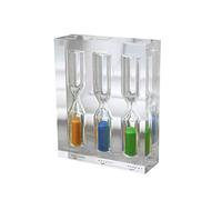 VOSAREA Sand Timer - Reloj de Arena (, acrílico, Reloj de Arena, 3 4, 5 Minutos)