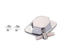 VOSAREA Soporte en Plata de de Piso Base de Metal para Tom Resistente para Tom Drum Set y Rack Fácil de Usar y Transportar de Batería Instrumentos de Percusión