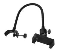 VOSAREA Soporte para Teléfono Móvil Clip para Micrófono Compatible Celulares de 6-10 Cm Material Abs Ángulo Ajustable para Soporte en Manillar de Bicicleta