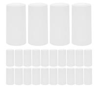 VOSAREA Tapones Termorretráctiles para Botellas de Vino, Cápsulas Desechables Color Claro 30mm Diámetro X 60mm Alto, 100 Unidades, Sellado Eficaz para Elaboración Casera y Conservación