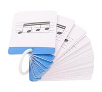 VOSAREA Tarjetas Didácticas de Teoría Musical para Piano, Papel Resistente Ayudas Visuales Claras y Práctica de Ritmo Mejorada Principiantes en Clases y Revisiones
