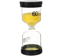 VOSAREA Temporizador de Arena del para y Obsequio Amarillo y Elegante Material de Plástico y, Accesorio de de Escritorio Adecuado para Obsequio y del Hogar Hogar