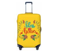 VOSERY Bless This Home - Funda protectora lavable para equipaje de 18 a 32 pulgadas, Negro -, M