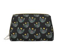 VOSERY Bolsa de maquillaje, bolsas de cosméticos de viaje para mujeres, organizador de bolsa de maquillaje de gran capacidad, bolsa de maquillaje de caras del gato, bonita bolsa de maquillaje, estuche