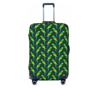 VOSERY Funda para equipaje de viaje, funda lavable para equipaje de 45,7 a 81,2 cm, color verde, Negro , small