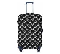 VOSERY Funda para equipaje de viaje, lavable, para equipaje de 45,7 a 81,3 cm, Negro -, L