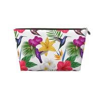 VOSERY Neceser de maquillaje de piel, neceser de viaje, neceser de viaje para mujer, colibrí nº J91, bolsa de maquillaje, organizador, bonita bolsa de maquillaje, bolsa de maquillaje impermeable