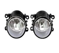 Voseto Faro Delantero Cubierta Luz Antiniebla Faro LED Kit Interruptor Arnés Con Bisel Cromado Luces Antiniebla Para Ford Para Focus 2 MK2 2009 2010 2011 Faros Antiniebla(Halogen)