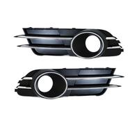 Voseto Faro Delantero Cubierta Parrilla Luz Antiniebla Delantero Rejilla Lámpara Antiniebla Cromada 4GD807681B 4GD807682B Para A6 C7 2011-2015 Faros Antiniebla