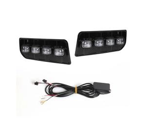 Voseto Faro Delantero DRL Luces Circulación Diurna Lámpara Parachoques Luces Señal Giro Amarillo Blanco Para Toyota Para 4Runner Para 4 Runner Para Limited LTD 2013-2022 Faros Antiniebla