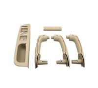 Voseto Manija de Puerta Interior auto Para VW Para Bora Para Golf 4 MK4 Para Jetta 1999-2004 LHD Panel interior de la puerta Tirador Cubierta de agarre(Beige 8PCS)