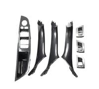 Voseto Manija de Puerta Interior auto Tirador de panel de puerta interior para Serie 5 F10 F11 F18 520i 523i 525i 528i 535i(Carbon LHD)