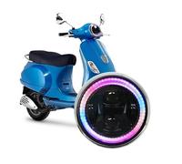 Voseto Moto Faro Faro LED Para Motocicleta Para Para Vespa LX150 LX125 S125 LXV125 Proyector Hi/Lo Con Bluetooth RGB Anillo Halo Dinámico Blanco Amarillo Faros Delanteros
