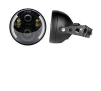 Voseto Moto Faro Faro LED Redondo Para Motocicleta 5,75 Pulgadas Con Haz Alto/bajo Para Sportster Para Triumph Para Speed Para Triple Para Iron 883 5-3/4" Faros Delanteros(B black set)