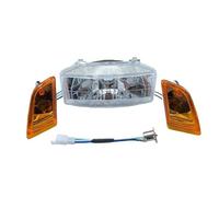 Voseto Moto Faro Luces Delanteras Motocicleta Direccionales Indicadoras Dobles Para DIO50 AF17 AF18 AF25 Faros Delanteros(A Single headlight)