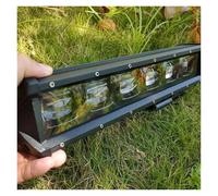 Voseto Moto Faro Luces Trabajo Haz Amplio Para Vehículos Todoterreno 4x4 ATV Uaz Lente 6D 8" 14" 20" 27" 33" 40" 46" 53 Pulgadas Barra Luces LED Una Sola Faros Delanteros(8 Inch 30W)