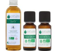 Voshuiles Kit Acné Aceite Esencial BIO 2x10ml + Vegetal BIO 50ml