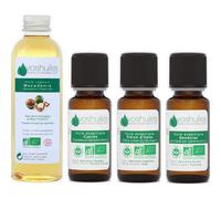 Voshuiles Kit Stop Celulitis Aceite Esencial BIO 3x10 ml + Vegetal BIO 100 ml