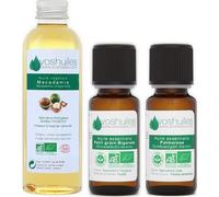 Voshuiles Kit Stop Transpiración Aceite Esencial BIO 2x10 ml + Vegetal BIO 50 ml