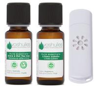 Voshuiles Mon Petit Kit Oficina Aceite Esencial 2x10 ml + 1 Mini Difusor USB