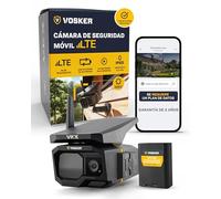 Vosker VKX Cámara de Seguridad 4G-LTE para Exteriores con energía Solar - Sin WiFi, detección de Movimiento, visión Nocturna, SIM incluida, vídeo de 15s a Demanda, IP65