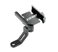 Voskooe Soporte para teléfono de Motocicleta para Keeway RKF/V Cruise/RKV/SR/TX/RKR/ 125 K Light 202 V302C RKS 150 Vieste 300 Superlight 200 Soporte De Teléfono para Motocicleta Aluminio(3)