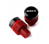 Voskooe Tornillo de espejo retrovisor modificado Para GSXS 750, GSX-S, 1000, GSX8S, 125, 150 950 Para Agujeros De Espejo Retrovisor Motocicleta CNC, Tornillos Y Cubiertas(A red)