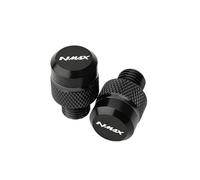 Voskooe Tornillo de espejo retrovisor modificado Para NMAX N-MAX 155 NMAX125 Accesorios Para Moto M10*1.25 Tapones Para Orificios De Espejos, Tornillos Y Cubiertas Aluminio CNC(Black)