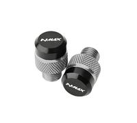 Voskooe Tornillo de espejo retrovisor modificado Para NMAX N-MAX 155 NMAX125 Accesorios Para Moto M10*1.25 Tapones Para Orificios De Espejos, Tornillos Y Cubiertas Aluminio CNC(Titanium)