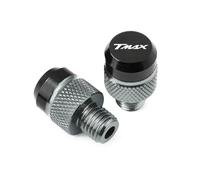 Voskooe Tornillo de espejo retrovisor modificado Para T-MAX TMAX 560 T Max T-Max560 TMAX560 2020 Accesorios De Moto M10*1.25 Tapones Para Orificios Espejos Tornillos Y Cubiertas(A Titanium)