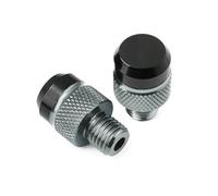 Voskooe Tornillo de espejo retrovisor modificado Para T-MAX TMAX 560 T Max T-Max560 TMAX560 2020 Accesorios De Moto M10*1.25 Tapones Para Orificios Espejos Tornillos Y Cubiertas(B Titanium)