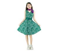 Voslett Inside Joy Disgust - Disfraz de disgusto con estampado floral para Halloween, para adulto, verde, XL