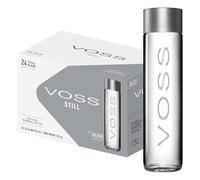 VOSS Agua sin gas, paquete de 24 botellas de vidrio originales VOSS de 375 ml, agua mineral natural