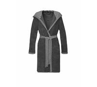 VOSSEN Albornoz de mujer JUNO Grafito gris | XL