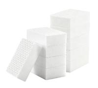 VOSSOT 10 Piezas Borrador Mágico, 2X Plus Esponja Mágica Reutilizable Lavable, Magic Eraser Esponja Limpieza Pared Blanca Cocina Baño Suelos Zapatos, Esponja Limpieza Multiusos
