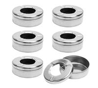 VOSSOT 6 pcs cenicero exterior para exteriores,apilables, resistentes al viento, cenicero absorbe humo ideales para exteriores y balcones, ideales para catering, bares, terrazas, hogar y oficina