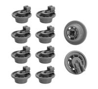 VOSSOT 8PCS ruedas universales para la cesta inferior del lavavajillas aptos para los modelos más comunes Bosch/Siemens/Neff ruedas para cestas de lavavajillas repuestos para lavavajillas rodillos