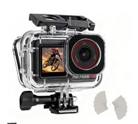 VOSSOT Carcasa impermeable para DJI Osmo Action 5 Pro/Action 4/3 50M/164FT perfecta para fotografía subacuática y accesorios de viaje, funda con película antivaho, diseño de zapato frío dual y bolsa