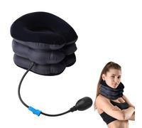 VOSSOT Collarín Hinchable para cervicales, Aparato de Tracción Cervical, Dispositivo de Tracción del Cuello Cervical Alivia el Dolor Muscular Calma el Cuello para el hogar, la Oficina