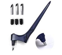 VOSSOT Herramienta de corte de precisión, de acero inoxidable, con 3 cuchillas giratorias de 360 grados, herramienta de corte artística, para manualidades, hobby, álbumes de recortes, plantillas